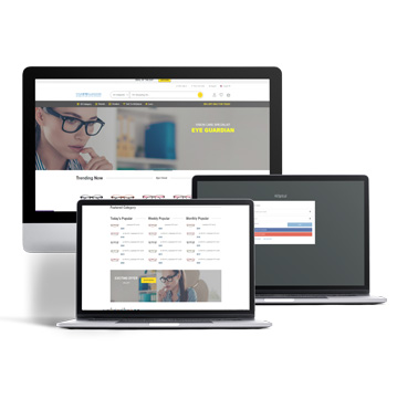 Ali Optical Vision (B2B eCommerce Shop)